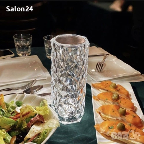 LED кристална настолна лампа, снимка 3 - Лед осветление - 52286773