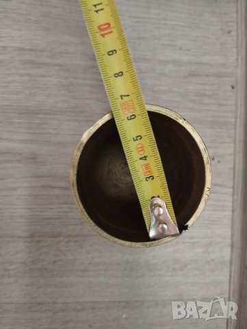 Старо месингово хаванче, снимка 4 - Други ценни предмети - 44100785