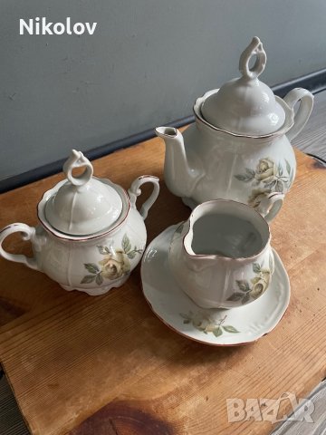 Български порцелан троен сет, снимка 2 - Други - 40609422