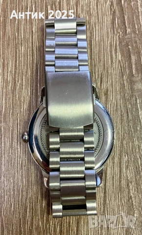 Швейцарски часовник JOS VON ARX с голяма дата и малка секунда, стоманена верижка (работи), снимка 3 - Мъжки - 53441634