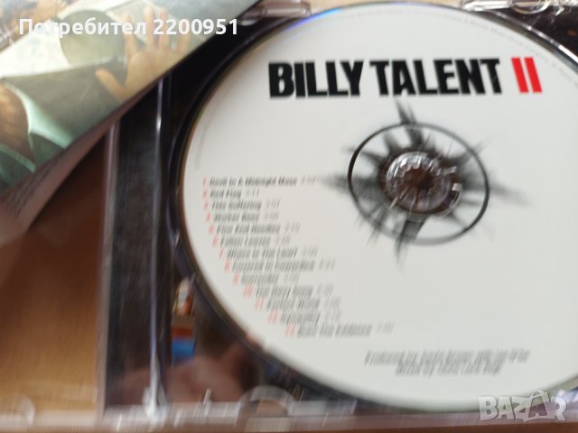BILLY TALENT, снимка 4 - CD дискове - 36912991