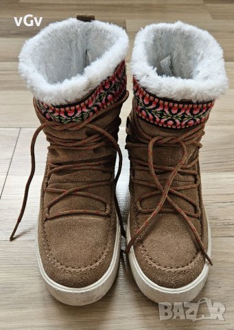 Дамски кожени боти Tom's -37/38, снимка 10 - Дамски боти - 43252511