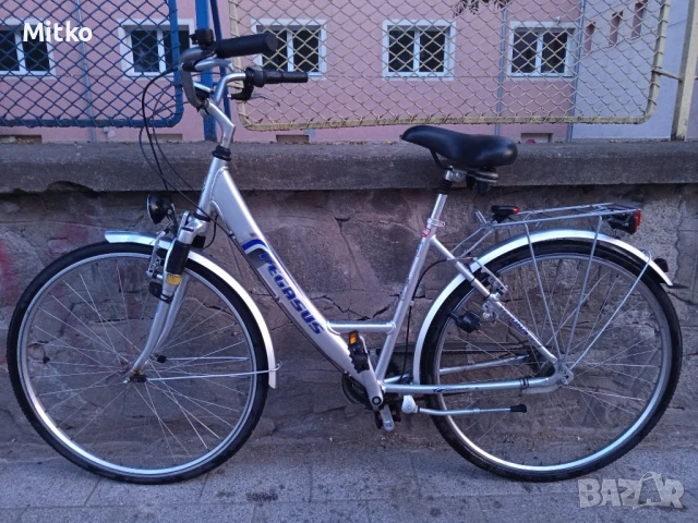 28 цола алуминиев велосипед с 7 скорости усилени капли амортисьори предни като нов , снимка 10 - Велосипеди - 50739721