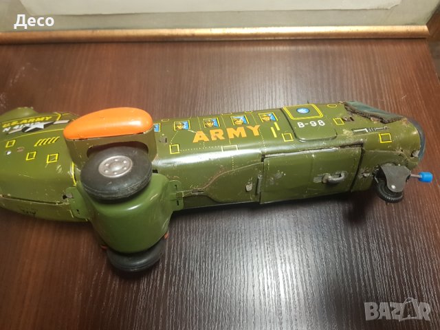 Стара тенекиена играчка ALPS-Japan Хеликоптер ., снимка 4 - Колекции - 43449560