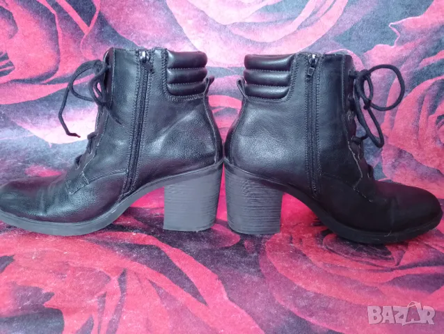 Дамски Боти на дебел ток 44 номер, снимка 6 - Дамски боти - 47744166