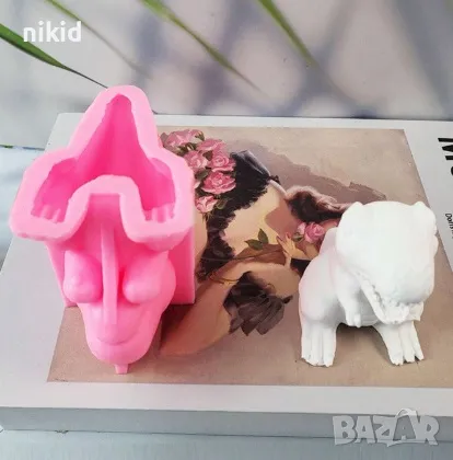 3D Голям Динозавър силиконов молд форма фондан шоколад гипс свещ декор украса сапун, снимка 3 - Форми - 47781181