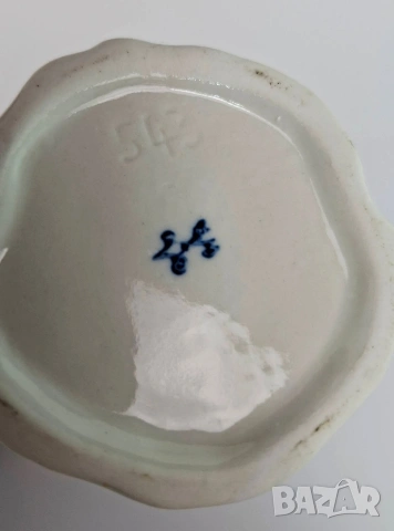 Порцеланова фигура на балерина с дрезденска дантела - Wilhelm Rittirsch, снимка 5 - Статуетки - 53066951