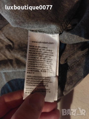 Чисто нова без етикет тениска Calvin Klein M, снимка 4 - Тениски - 51649293