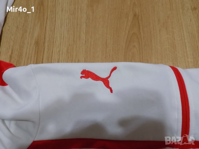 футболнo горнище arsenal puma арсенал яке худи суичър блуза екип фанела спортно мъжко оригинално M, снимка 4 - Спортни дрехи, екипи - 48117898