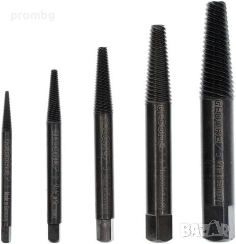 екстрактори GEDORE M3-M18, 5ч, Германия