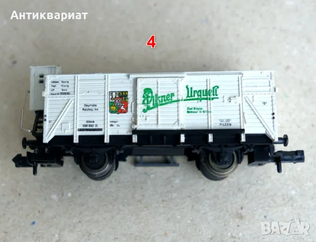 Товарни и пътнически вагони N (1:160) - от 1 до 5, снимка 16 - Колекции - 49360553