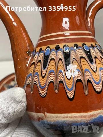 Сервиз за Ракия Троянска Керамика, снимка 9 - Сервизи - 50356278