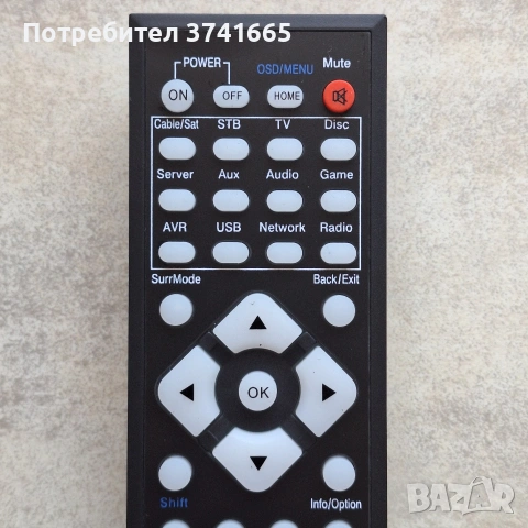 Дистанционно за AV ресивър Harman Kardon , снимка 2 - Ресийвъри, усилватели, смесителни пултове - 53158850