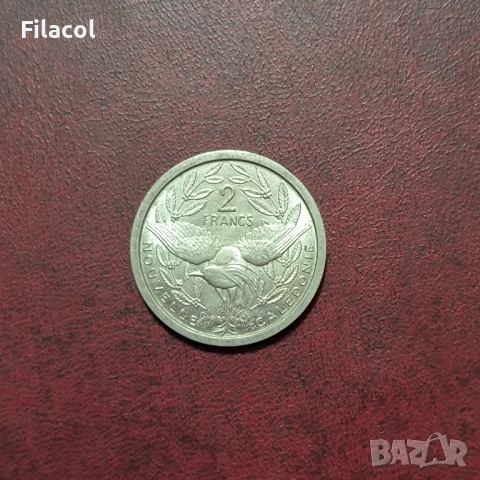 Френска Полинезия 2 франка 1949 г., снимка 2 - Нумизматика и бонистика - 52788156