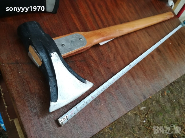 ЯКА БРАДВА С КЛИН-90СМ 2КГ С МЕТАЛНА ПЛАНКА 0810251727, снимка 8 - Градински инструменти - 51988531