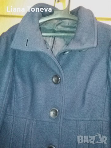 тъмносиньо палто, снимка 3 - Палта, манта - 27390530