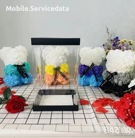 Луксозна прозрачна кутия за мече 25 см, снимка 5 - Други стоки за дома - 52198524