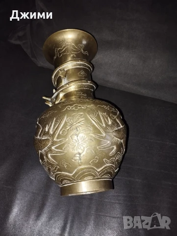 много стара азиатска ваза, снимка 7 - Антикварни и старинни предмети - 50729752