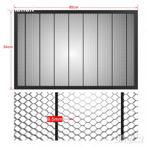 Пчелна пита ATOMSTACK SCULPFUN различни размери CNC лазер лазерно гравиране рязане, снимка 12 - Други машини и части - 36524603