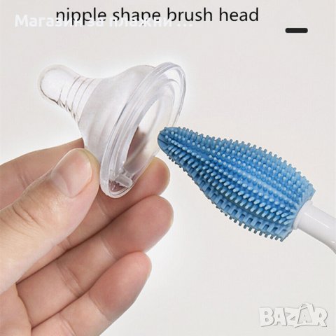 Силиконови четки за миене и почистване на шишета и накрайници - КОД 3709, снимка 11 - Други - 37113855