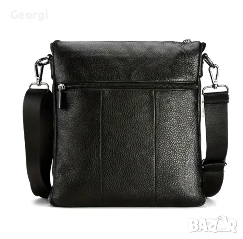 Мъжка творческа и функционална чанта /Телешка естествена кожа!, снимка 7 - Чанти - 49294003