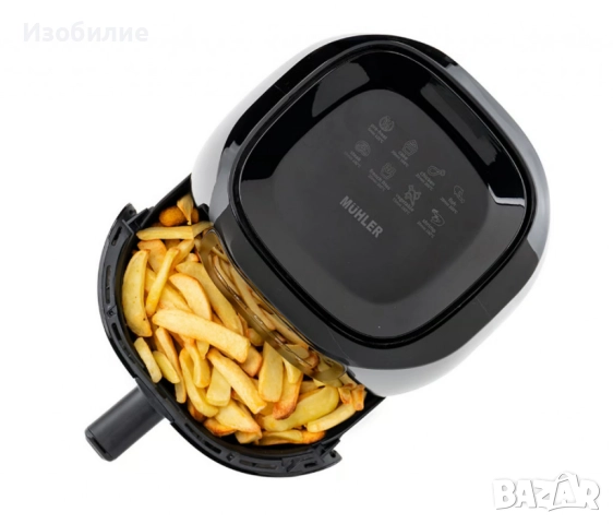 Фритюрник с горещ въздух MFX-415D, 4.2L, 1500W, дигитален, снимка 4 - Фритюрници - 52340131