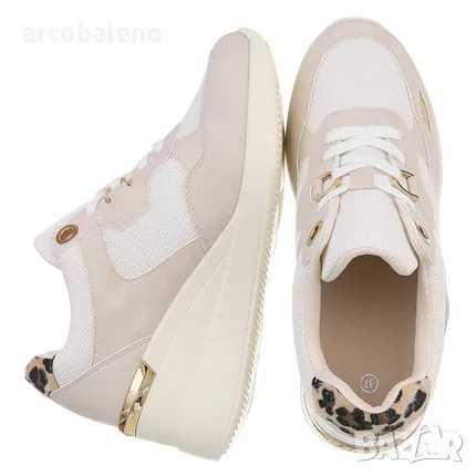 Дамски кецове на танкетка, 4цвята , снимка 15 - Кецове - 48437543