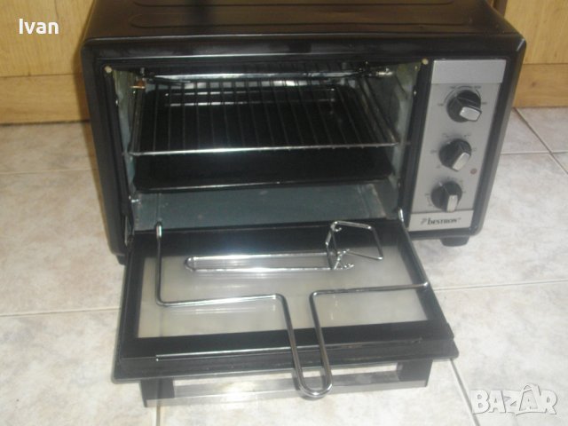 Немска 1500 Вата-Грил-ФурнаС Въртящ Се Шиш И Циркулация На Въздух-BESTRON AGL23-Почти Нова-Отлична, снимка 14 - Печки, фурни - 37459702
