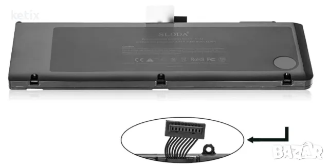 Батерия SLODA, съвместима с Apple MacBook Pro 15-инчов A1321, снимка 4 - Други - 48440806