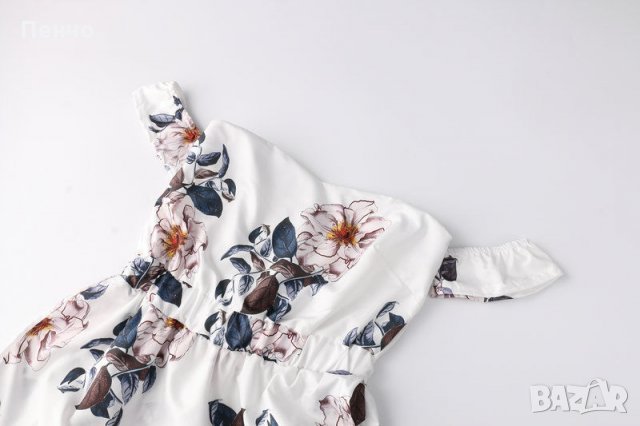 Дамска секси модна стилна красива рокля за жени момичета рокличка дрехи облекло с къс ръкав ежедневн, снимка 8 - Рокли - 28129528