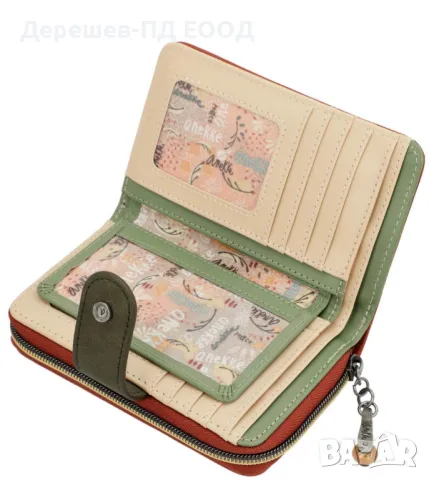 Портфейл Anekke Piece&Love Camel 38809-909, снимка 3 - Портфейли, портмонета - 50125591