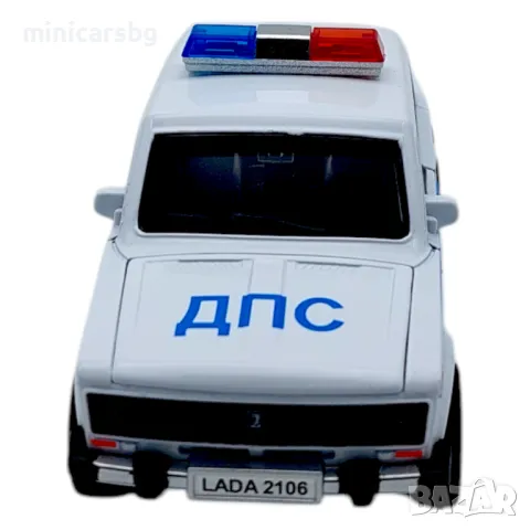 Метални колички: Lada 2106 Полиция - (ВАЗ 2106 ДПС), снимка 3 - Колекции - 49812357
