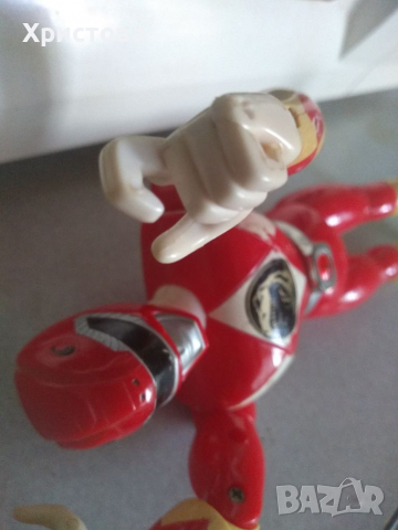 Vintage Red Power Rangers. 1993, снимка 9 - Кукли - 36560418