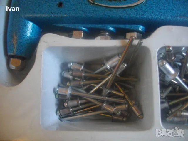 НОВА НЕМСКА СТАРО КАЧЕСТВО РЪЧНА НИТАЧКА ЗА ПОП-НИТ 2-5мм ВИСОК КЛАС ПРОФИ LINCROME ПЪЛЕН КОМПЛЕКТ, снимка 6 - Други инструменти - 49733226