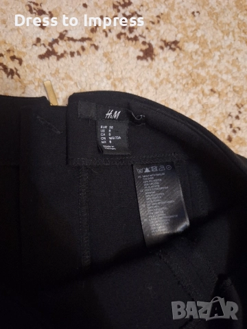 Нови черни поли H&М, М размер , снимка 5 - Поли - 43202159