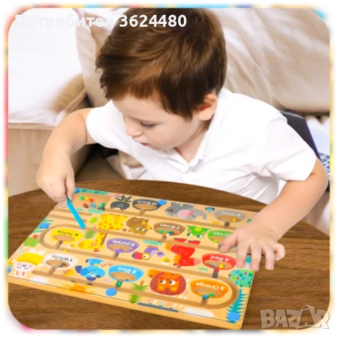 Лабиринт с Магнитни Топчета 4697, снимка 5 - Образователни игри - 52632511