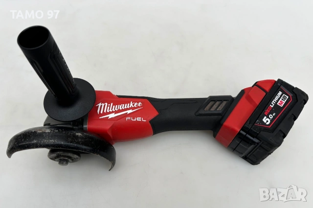Milwaukee M18 FSAG125X - Безчетков ъглошлайф 2x18V 5.0Ah перфектен!, снимка 2 - Ъглошлайфи - 53394250