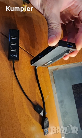 USB хъбове – USB 2.0 (3 порта) и USB 3.0 (4 порта + порт за захранване), снимка 2 - Друга електроника - 52952728