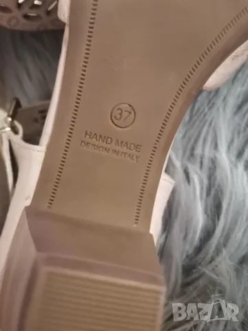 Дамски Сандали естествена кожа на ток , снимка 3 - Дамски обувки на ток - 50225505