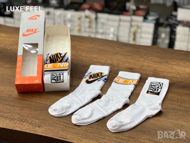 Мъжки Чорапи -6бр Кутия ⚜️ Nike Jordan Burberry , снимка 16 - Мъжки чорапи - 52969692