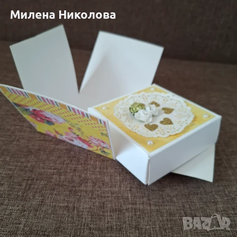 Експлодираща кутия "Рози", снимка 3 - Декорация за дома - 51417892