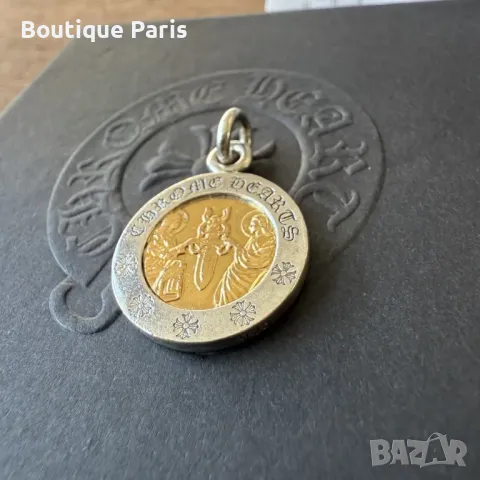 Chrome Hearts Angel Medal оригинален медальон, снимка 2 - Колиета, медальони, синджири - 50059042