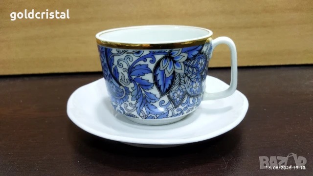 Стар български порцелан изида кашмир , снимка 6 - Антикварни и старинни предмети - 50477330