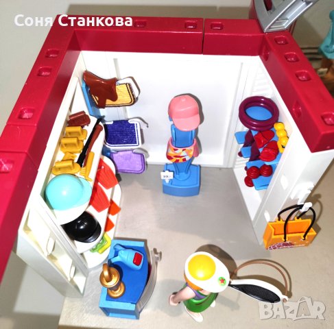 Playmobil 5485 - Двуетажен Мол/Магазин, снимка 12 - Образователни игри - 43182914