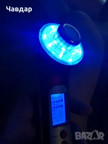 Уред 4 в 1 Йонофореза, ултразвук, фотон и вибрационен масаж, снимка 4 - Козметични уреди - 49510261