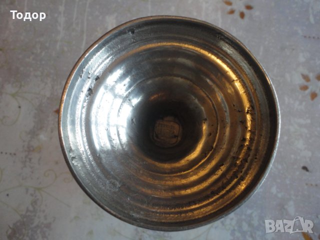 Испански калаен бокал чаша потир Pedraza Segovia, снимка 5 - Антикварни и старинни предмети - 43773909