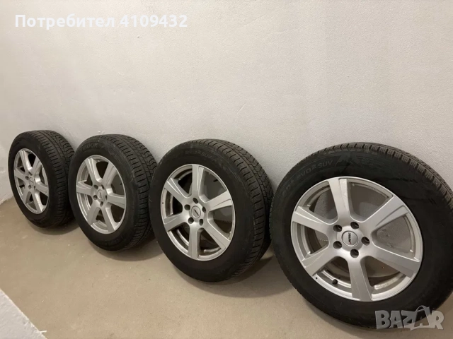 Лети джанти 17 4 бр.  7,0 ET40 5x112 с подарък зимни гуми за SUV HANKOOK, снимка 2 - Гуми и джанти - 51865953