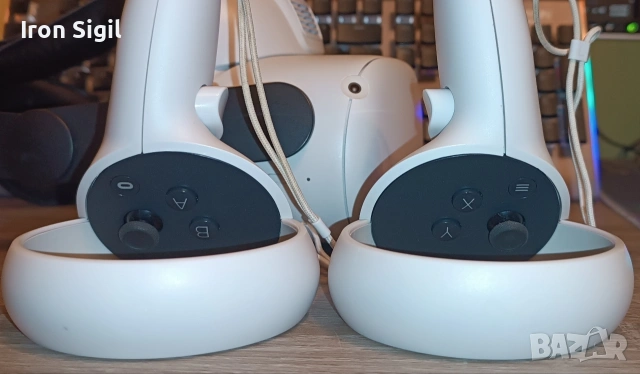 Meta Quest 2 128GB VR очила + зарядна станция + аксесоари | кутия, снимка 8 - Други игри и конзоли - 53286765