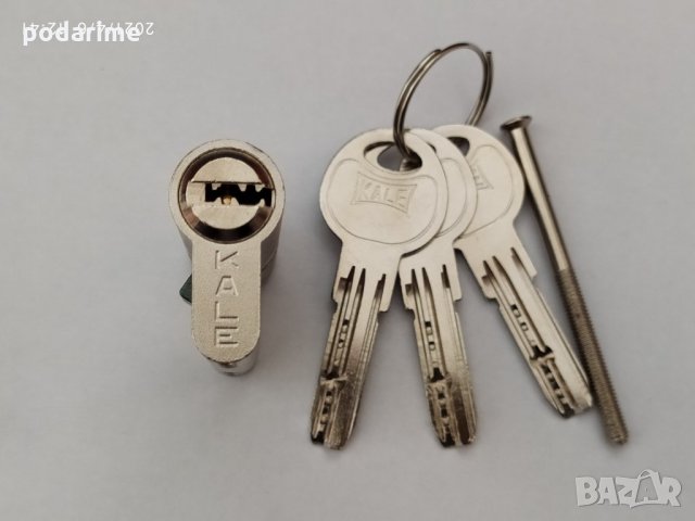 Патрон Кale/Кале, 31/37 мм, ДИН палец, 3 ямкови ключа, снимка 2 - Входни врати - 32446953