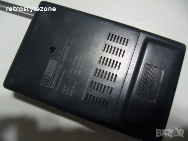 № 7381 стар малък портативен радиоапарат - OKANO WT101  , снимка 4 - Други ценни предмети - 44069460